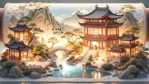 4k山水楼阁