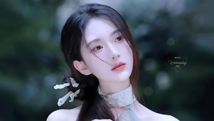 4K唯美清新古风美女