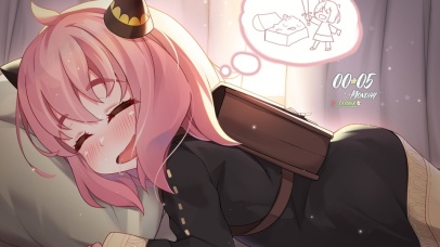 可爱午睡阿尼亚