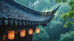 清新古风建筑