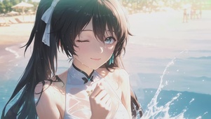 河边少女