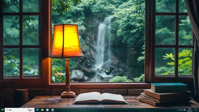 雨天书房主题