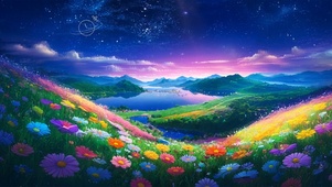 星空花海