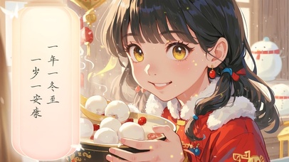 一年一冬至，一岁一安康