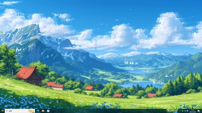 唯美夏日乡村主题