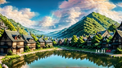 4k唯美治愈村庄