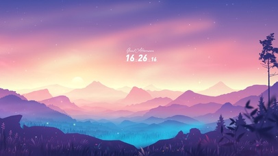 唯美梦幻山林之境