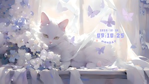 优雅的猫咪