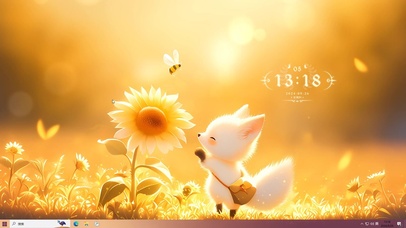 天真呆萌小狐狸