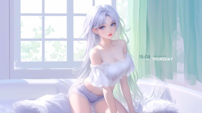 可爱抹胸裙女孩