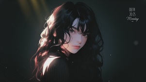 简约长发美女