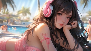 清纯泳装阿狸