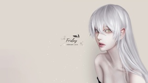白发少女