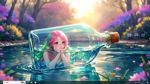 困在漂流瓶中的女孩