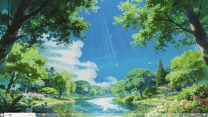 花岸清波-桌面主题