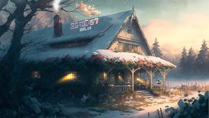 治愈雪中小屋