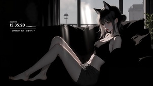 猫耳长腿少女