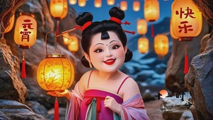 石矶娘娘祝元宵快乐