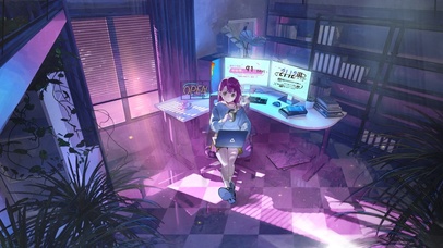 4K 少女的酷炫电竞房