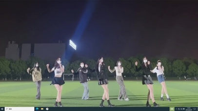 性感大长腿 清纯女大学生集舞