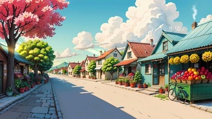 小镇午后