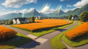 安静乡村风景