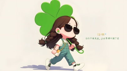 四叶草幸运女孩
