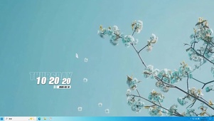 简约树枝桌面主题