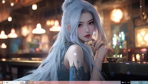 浪漫酒吧古风女神主题
