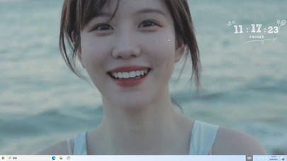 治愈清纯可爱美女 女朋友 海边