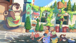 4K唯美治愈旅行的少女