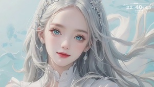 银发美少女