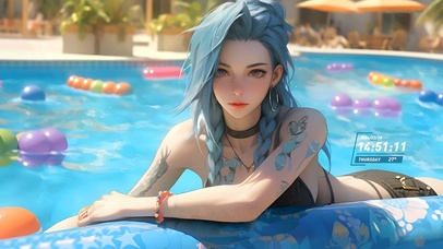 泳池派对 金克斯