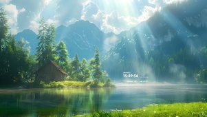 感受山间的风