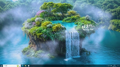 护眼梦幻仙境-桌面主题