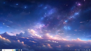 云朵（透明任务栏）