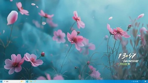 简约小清新花草树木主题