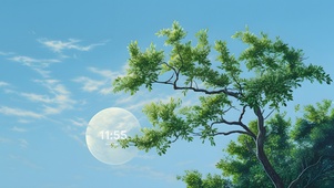 明月浮云森林