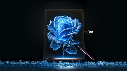 冰晶蓝 治愈花卉