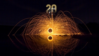 炫酷火粒子光线4k