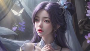 4k古风可爱软萌美少女