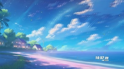 星空房屋海景