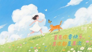 首先你要快乐