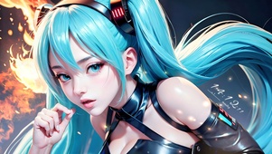 火焰中的初音