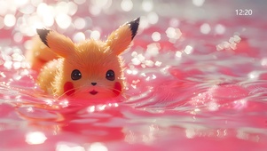 水中的皮卡丘