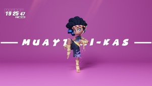 4K紫色简约卡通壁纸