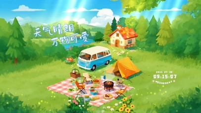 天气晴朗，万物可爱