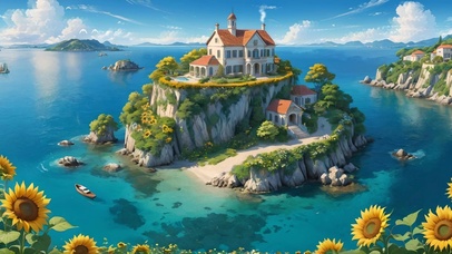 向日葵海岛小屋