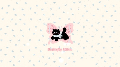 蝴蝶小黑猫