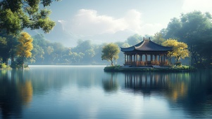 湖心幽榭